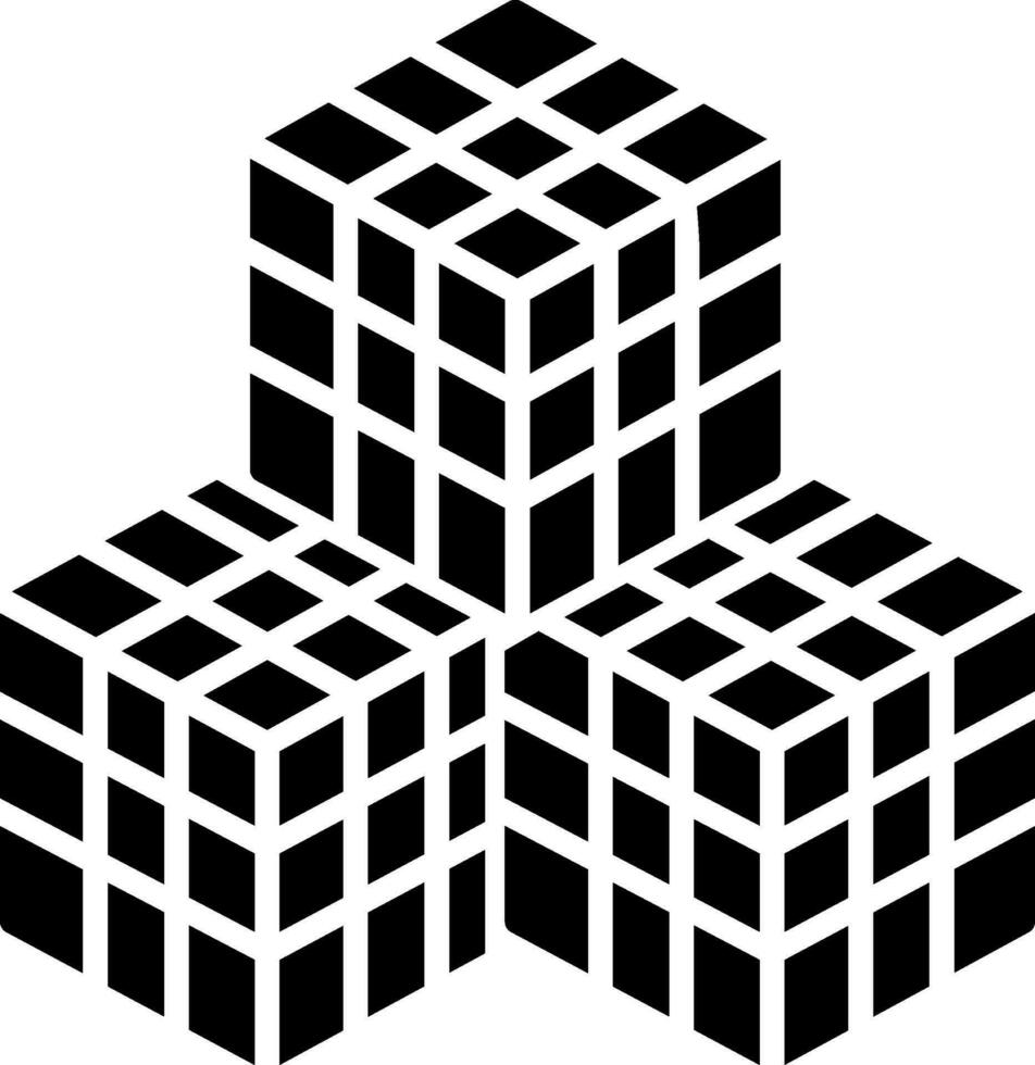 Cubes Vector Icon