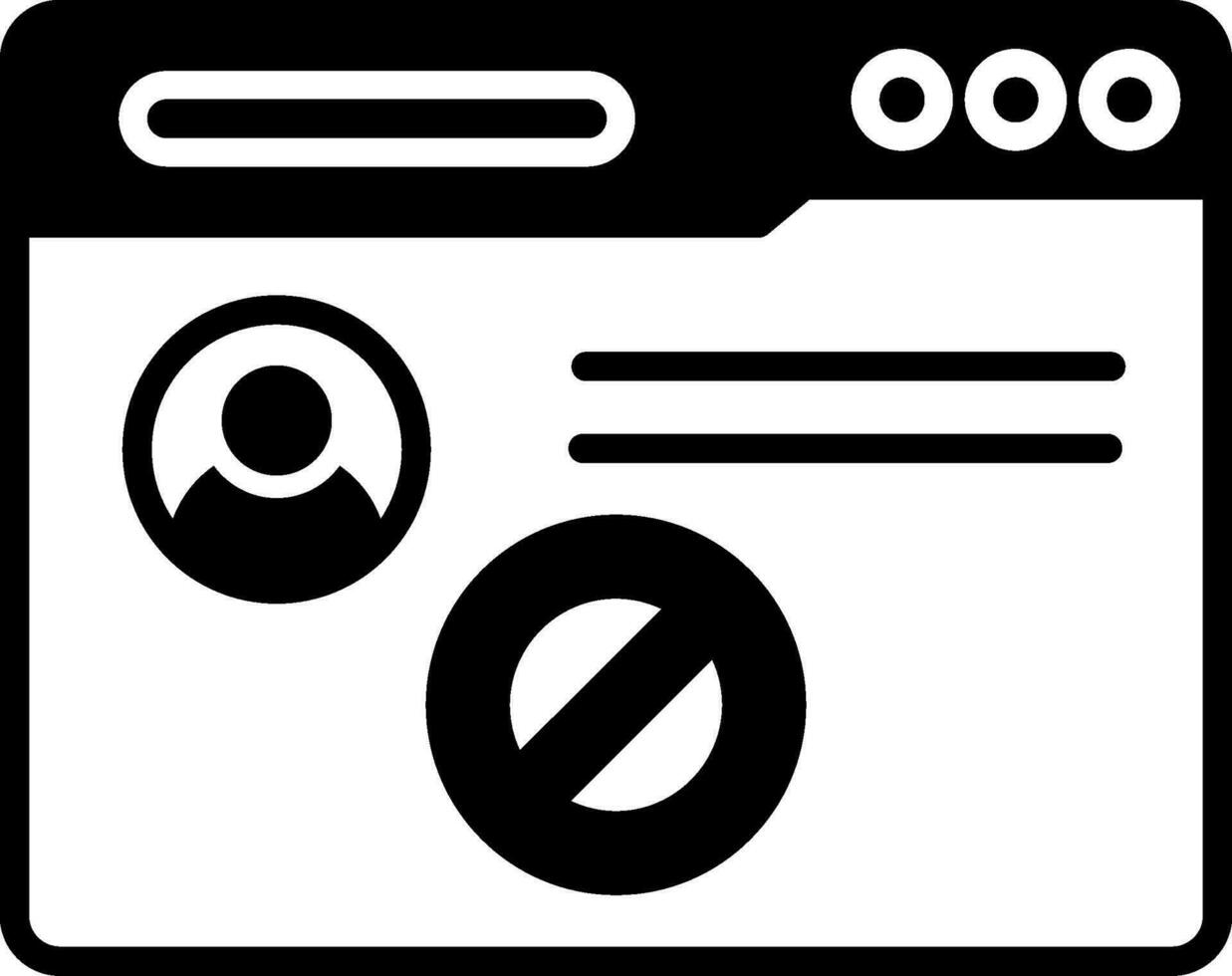Banned Vector Icon