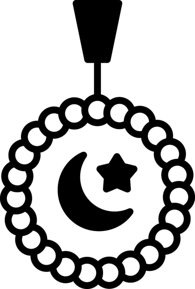 icono de vector de tasbih