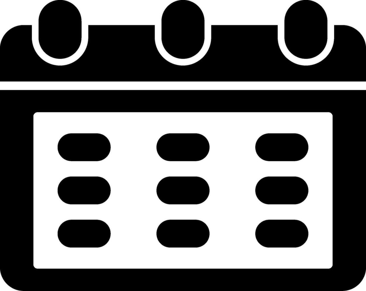 Calendar Vector Icon