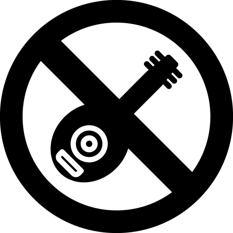 No laúd vector icono