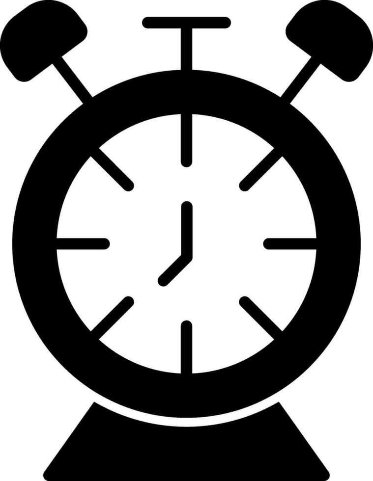 Desk Clock Vector Icon