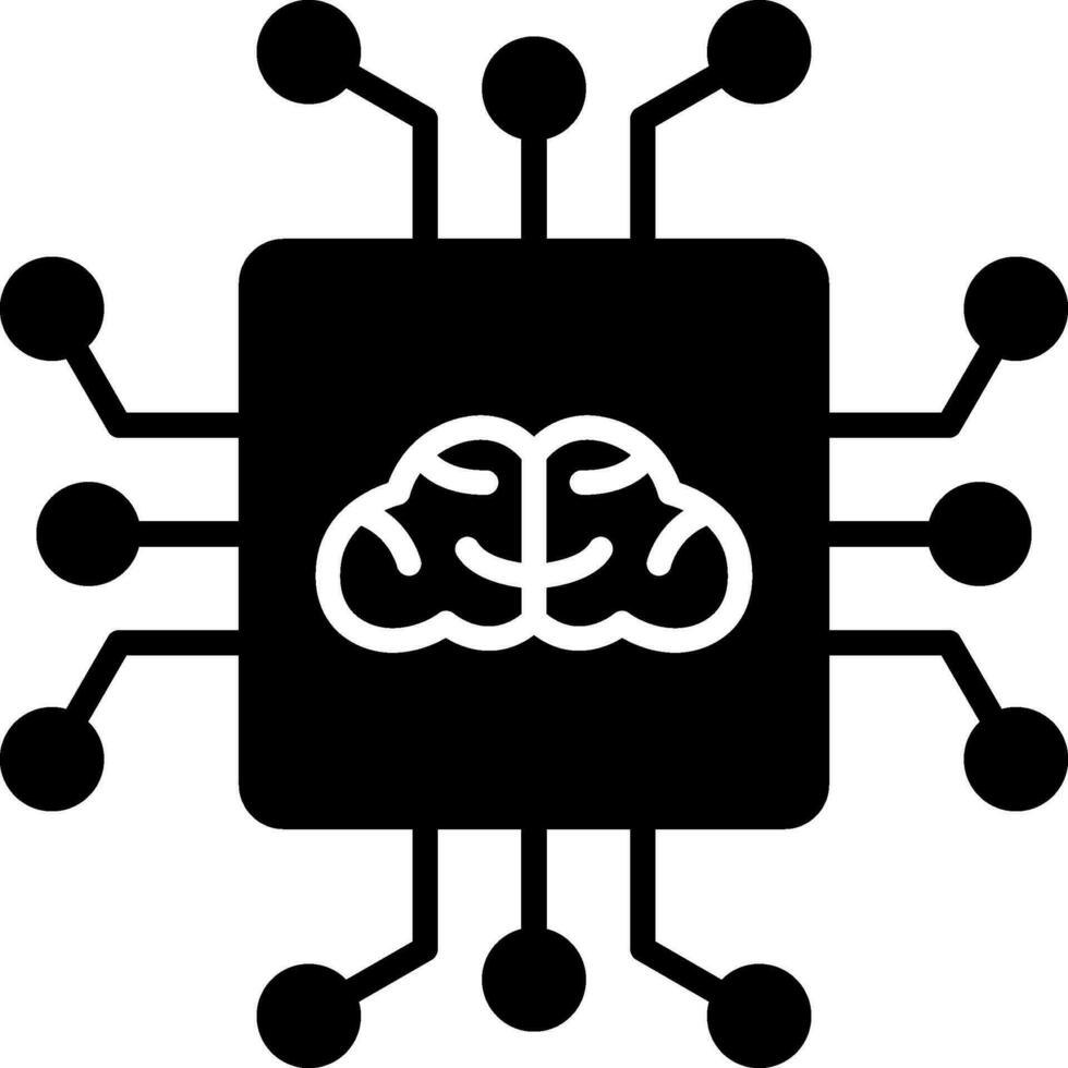 Artificial Intelligence Vector Icon