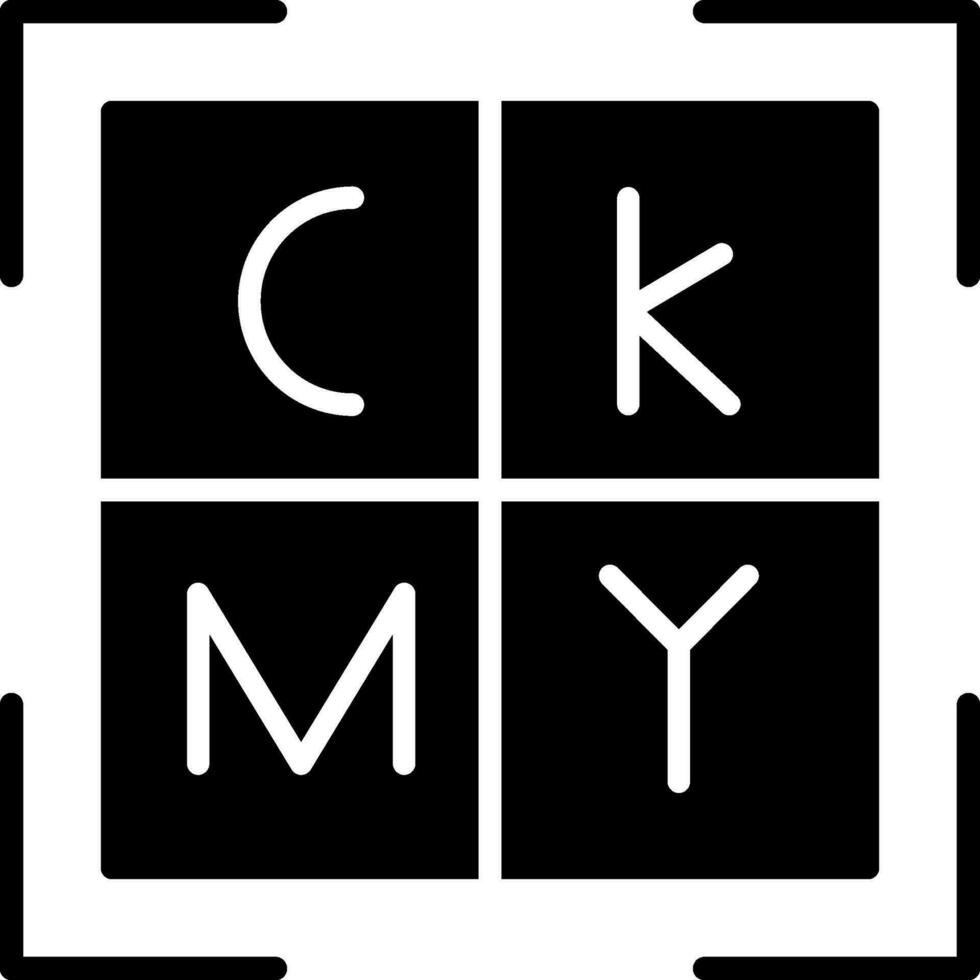 Cmyk Vector Icon