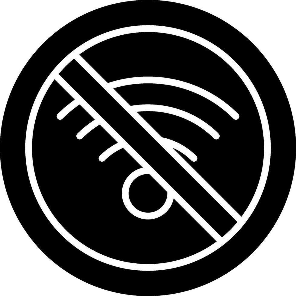 No Wifi Vector Icon