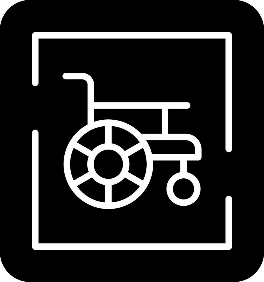 Wheelchair Sign Vector Icon