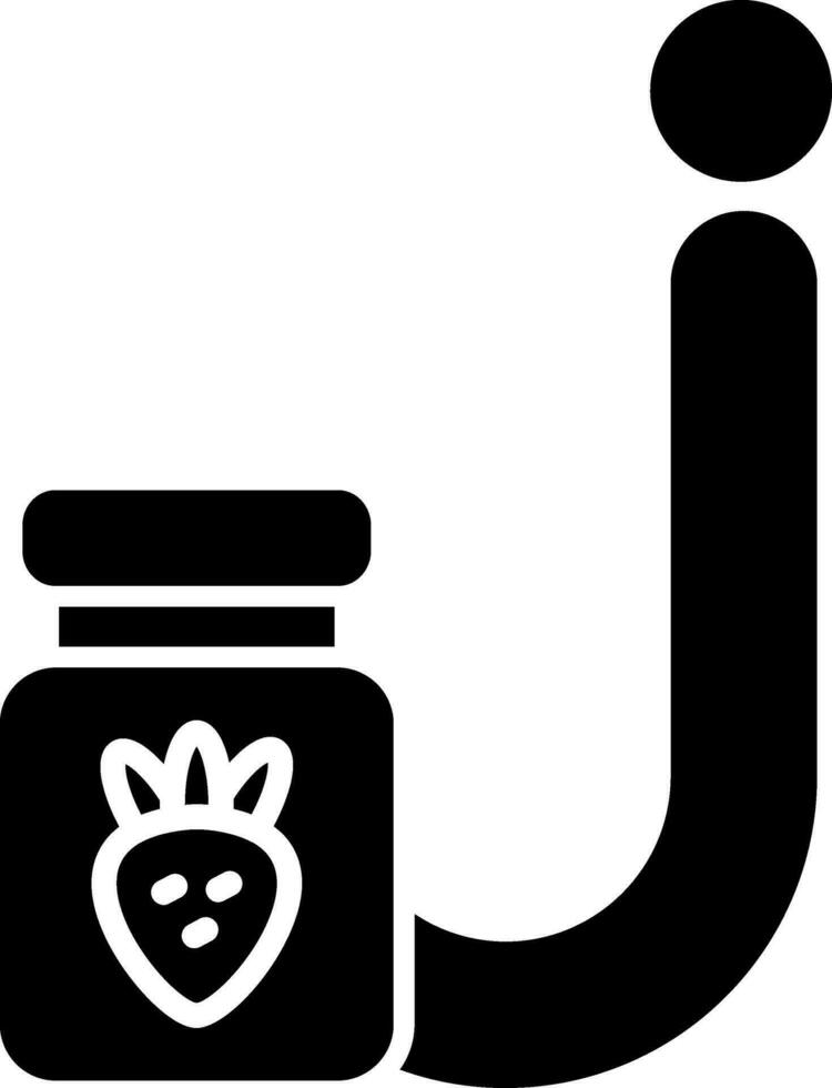 Small J Vector Icon