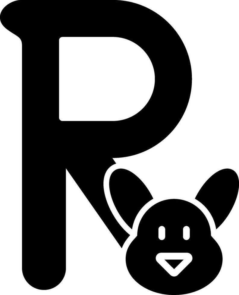 Capital R Vector Icon