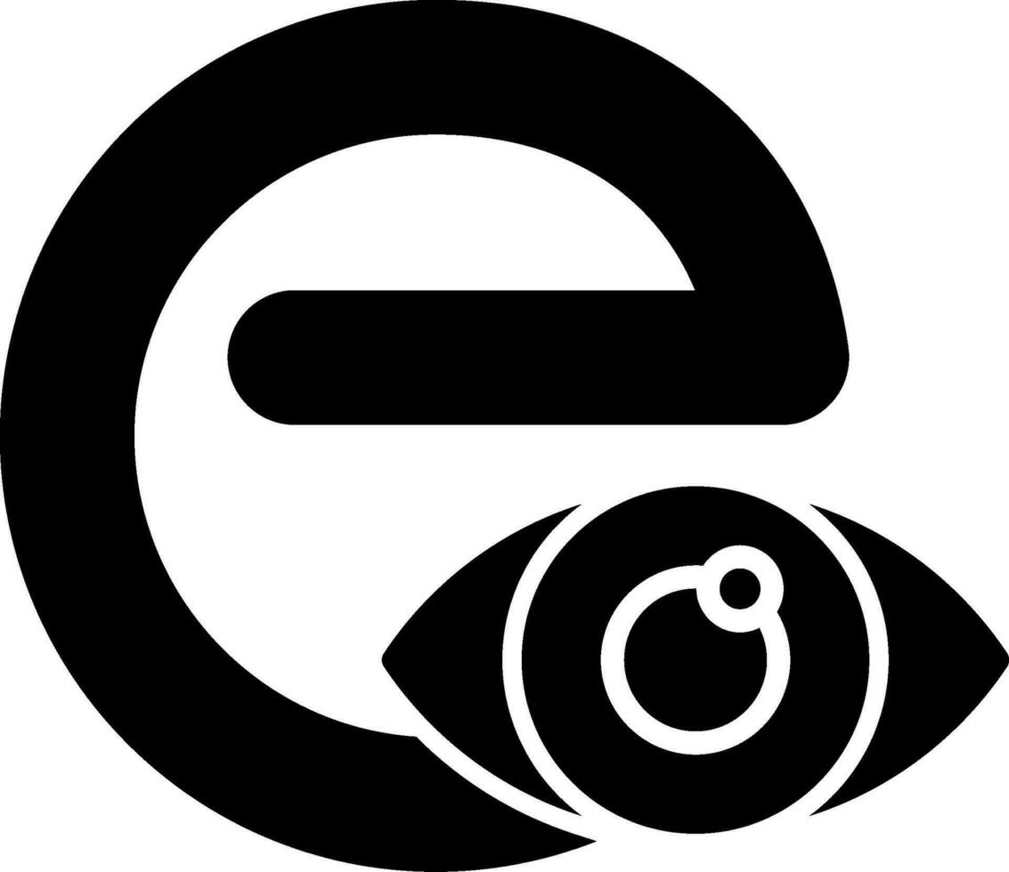 Small E Vector Icon