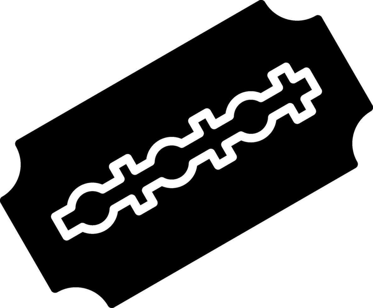 Razor Blade Vector Icon