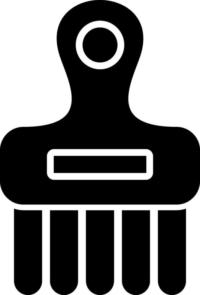 Afro Comb Vector Icon