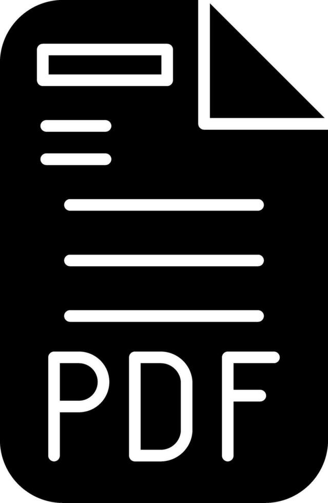Pdf Vector Icon