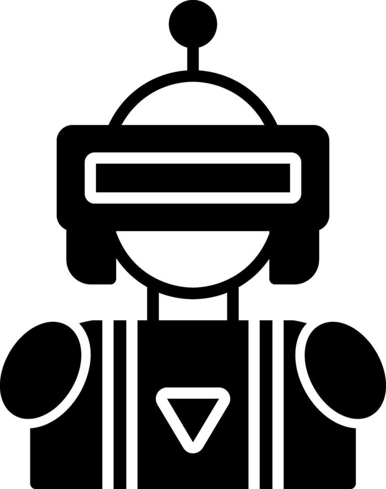 icono de vector de robot