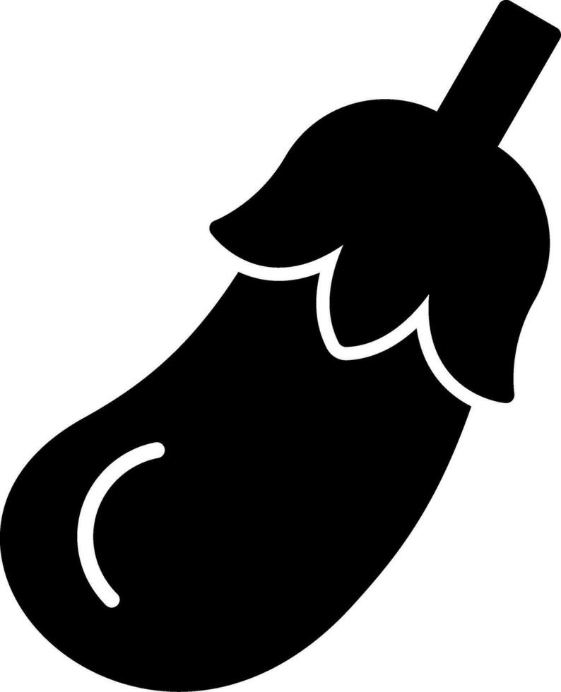 Eggplant Vector Icon