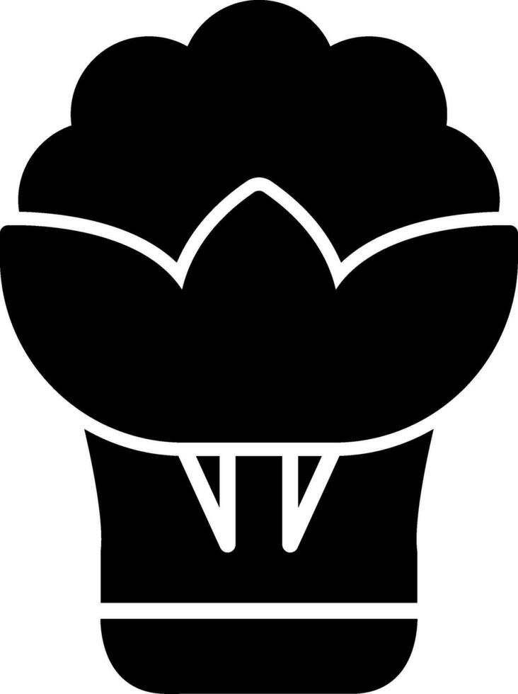 icono de vector de coliflor