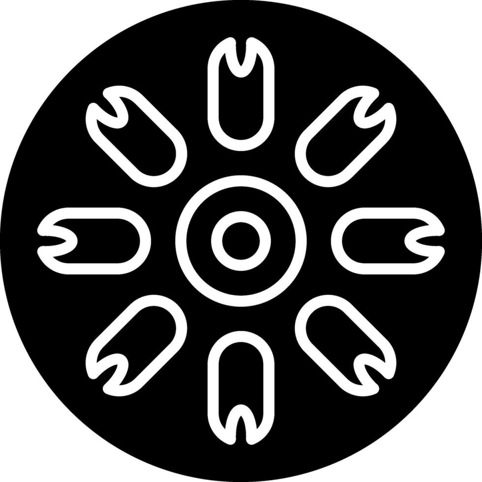 Centric Diatom Vector Icon