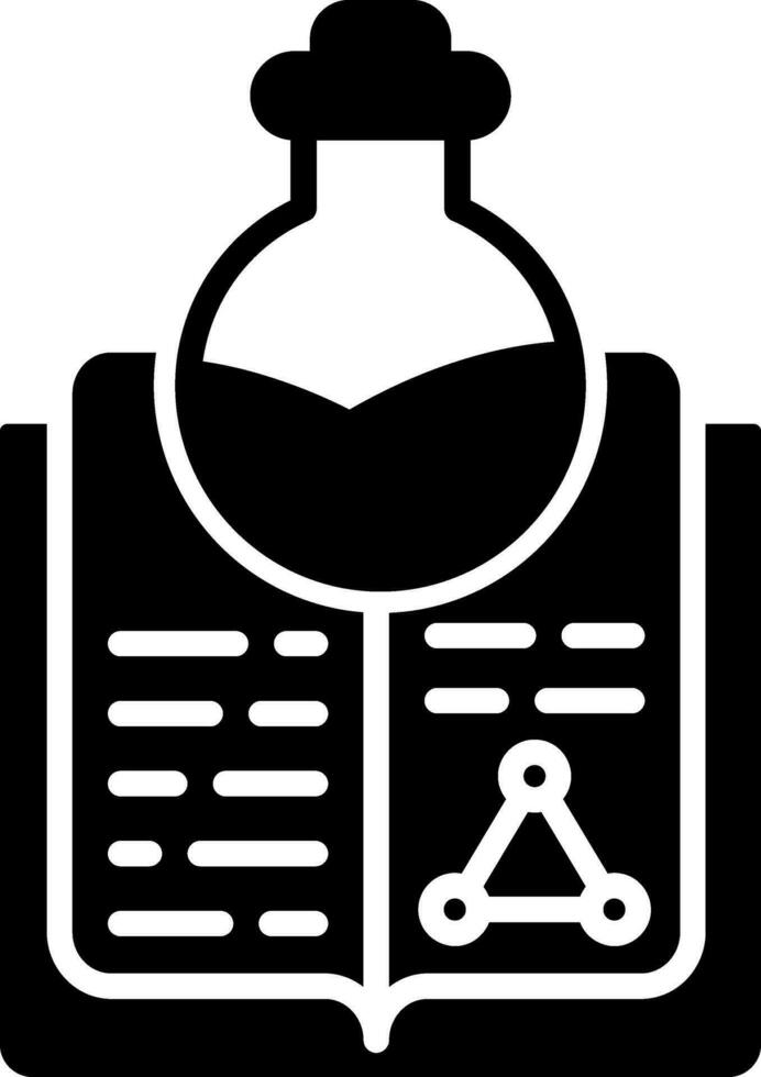 Ciencias libro vector icono