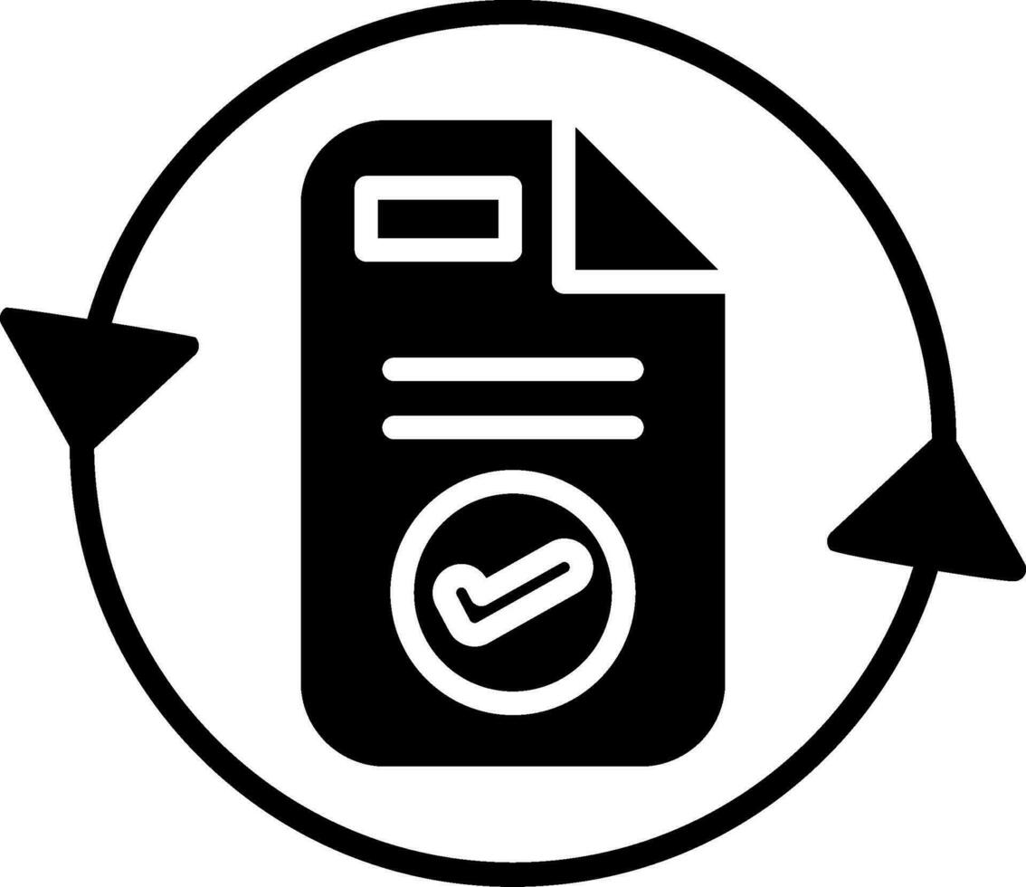 icono de vector de documento