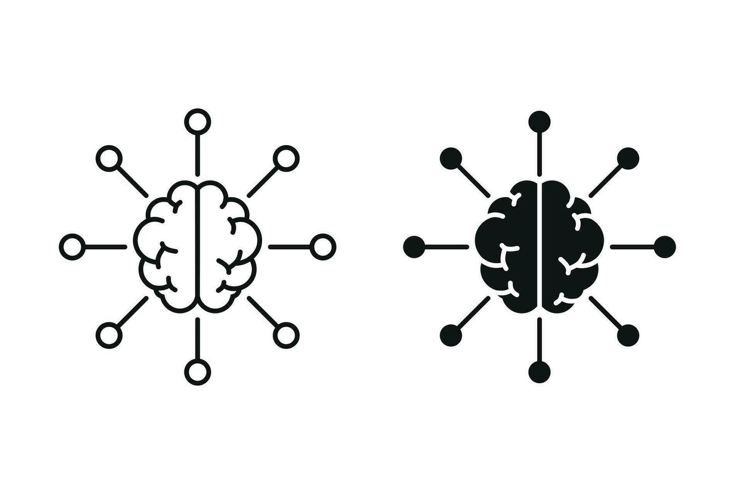 Brain mind development . Illustration vector