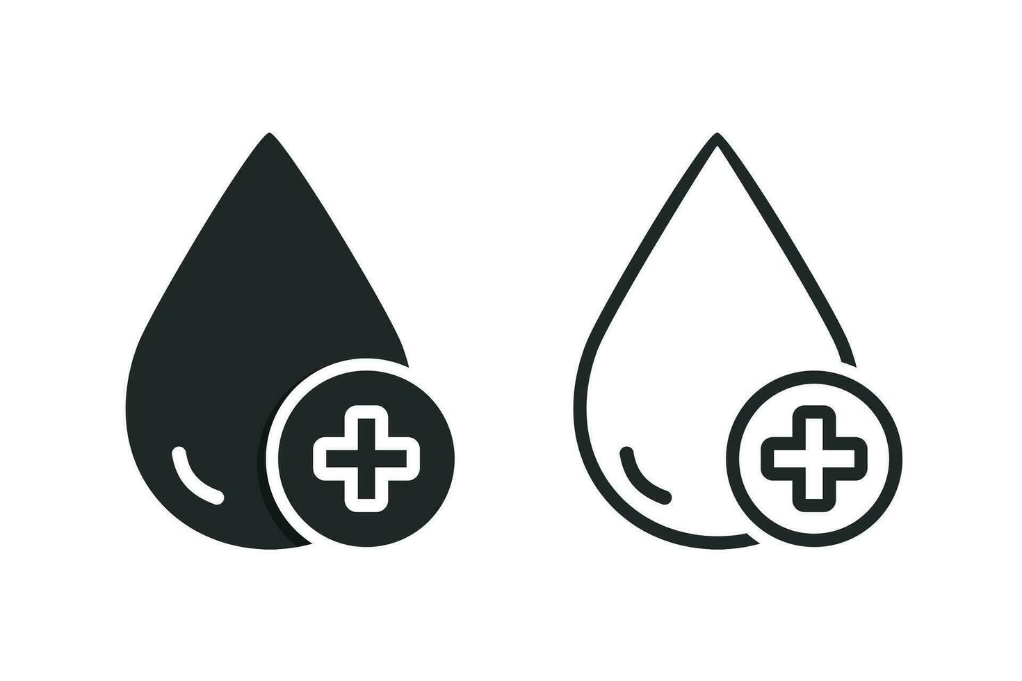 Water healthcare icon. Illustration vector