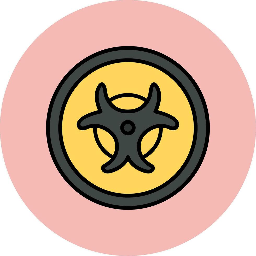 Biohazard Sign Vector Icon