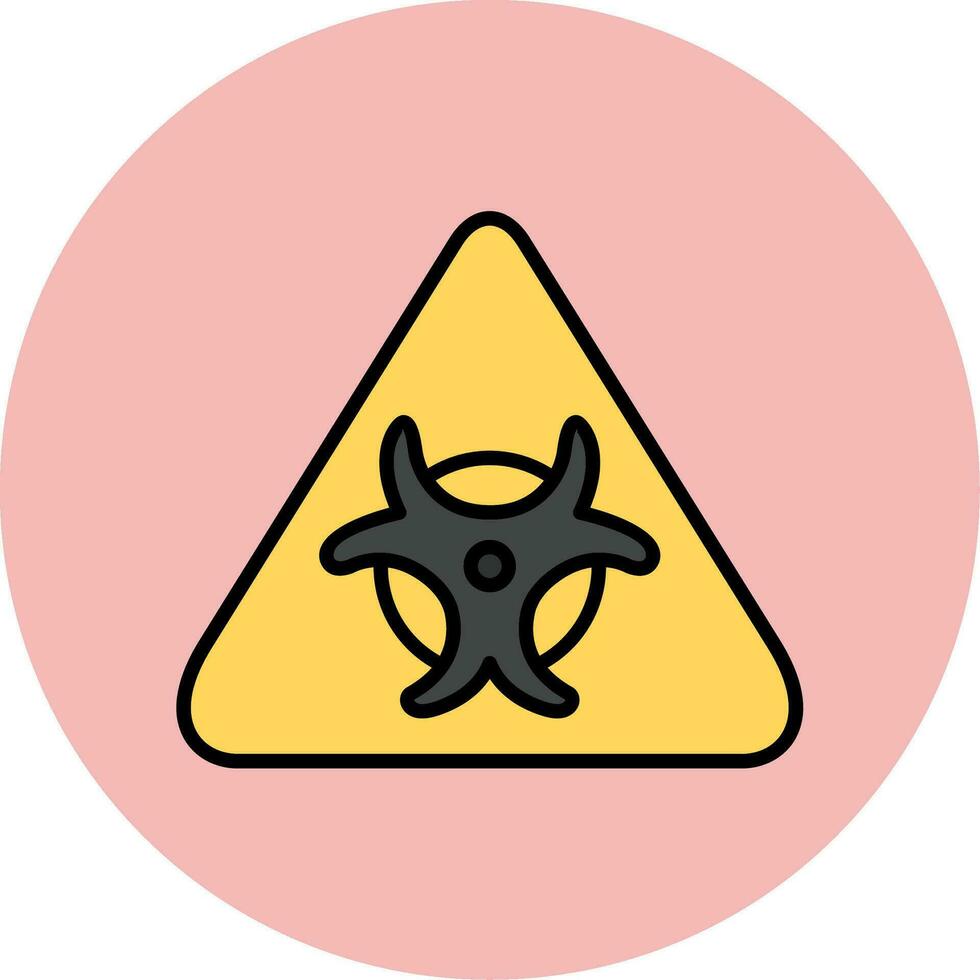 Biological Hazard Vector Icon