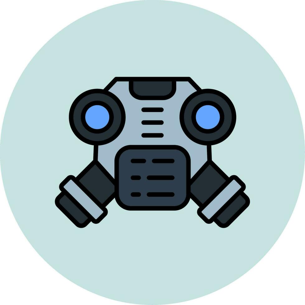 Gas Mask Vector Icon