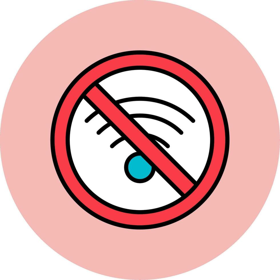 No Wifi Vector Icon