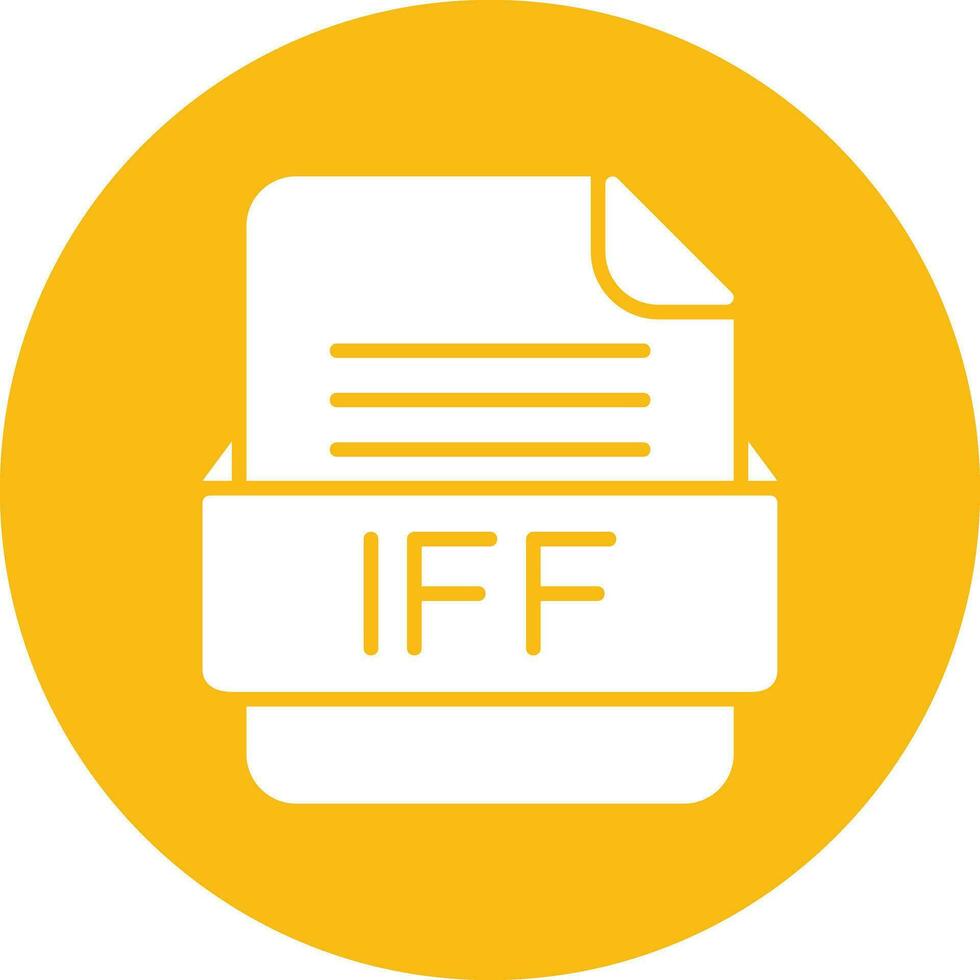 IFF File Format Vector Icon