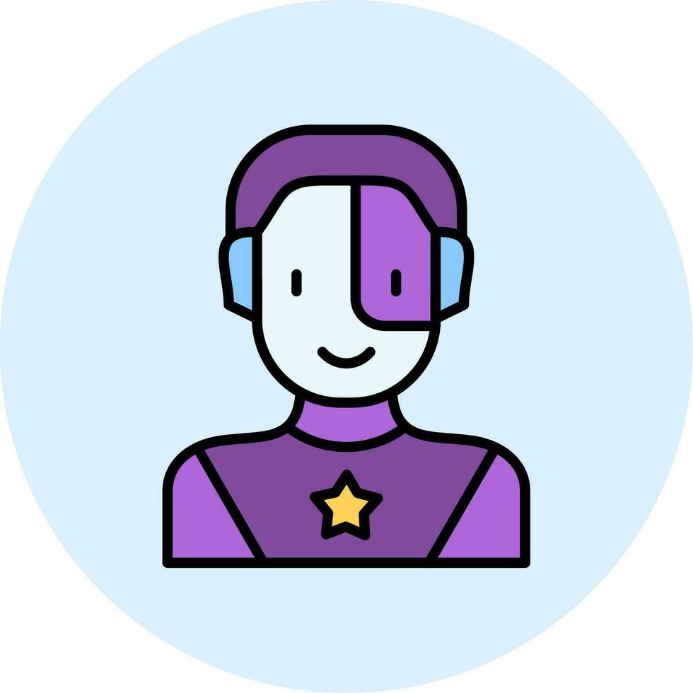 Superhero Vector Icon