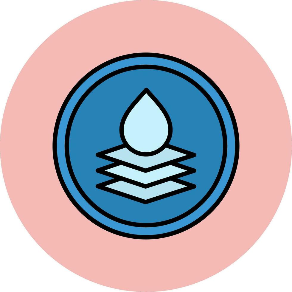 Water Resistant Vector Icon