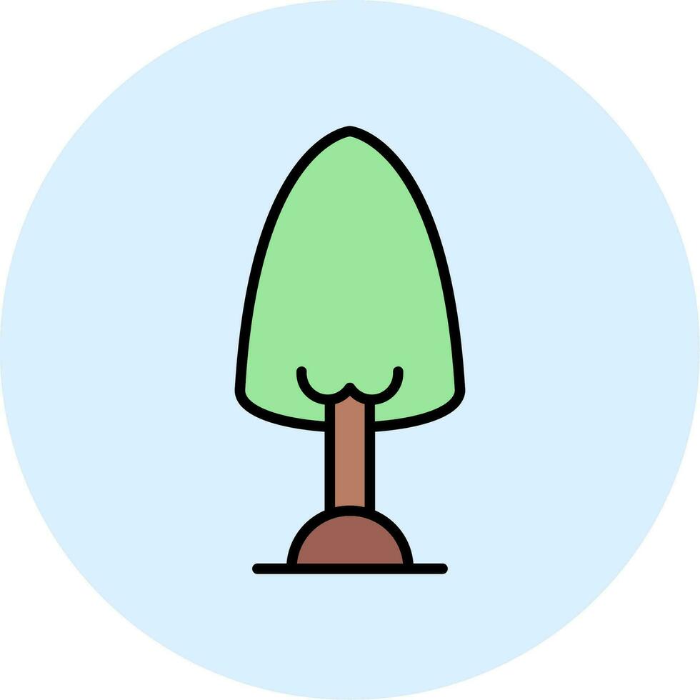 icono de vector de árbol