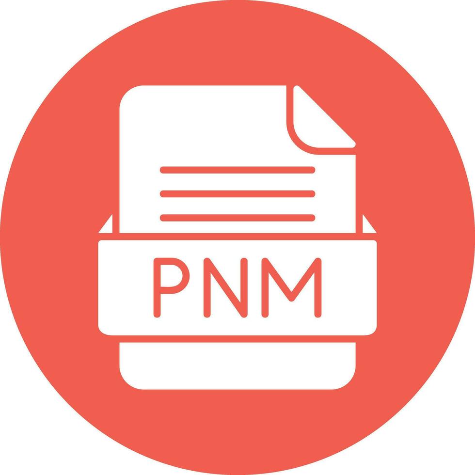PNM File Format Vector Icon