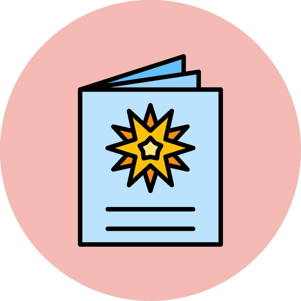 Greeting Card Vector Icon