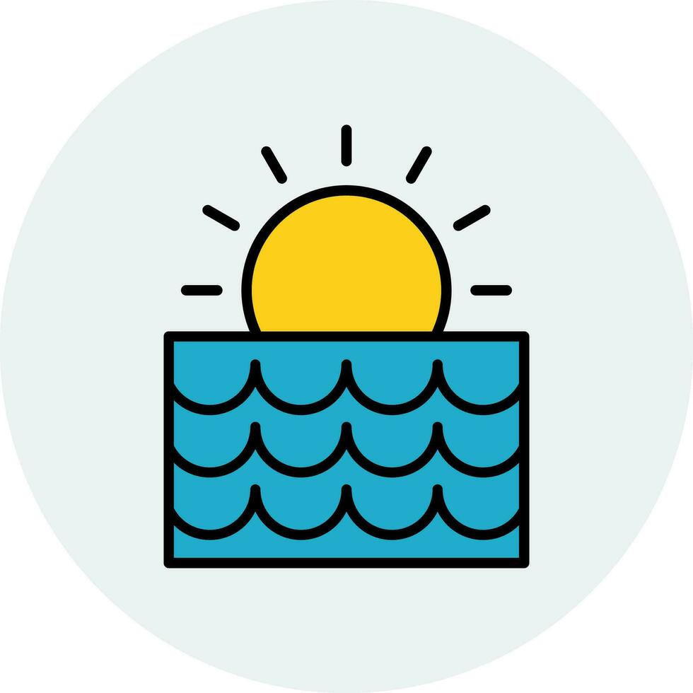 Sunrise Vector Icon