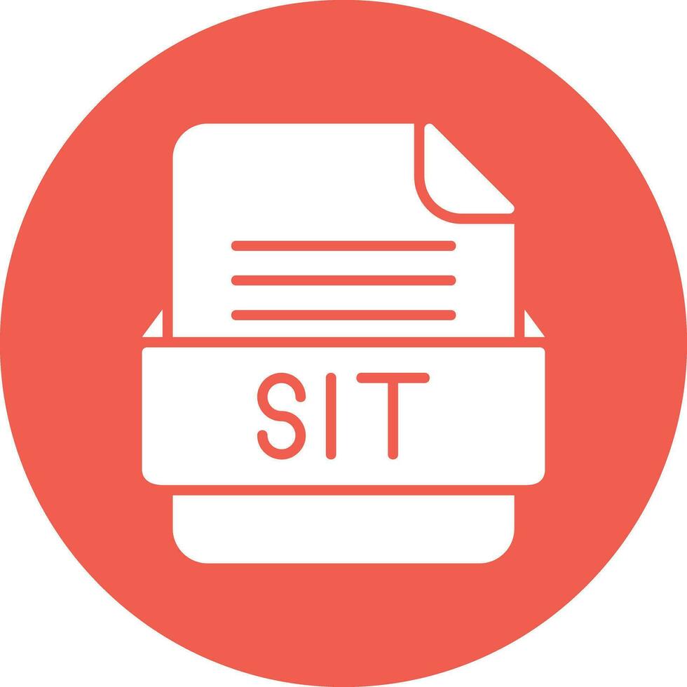SIT File Format Vector Icon