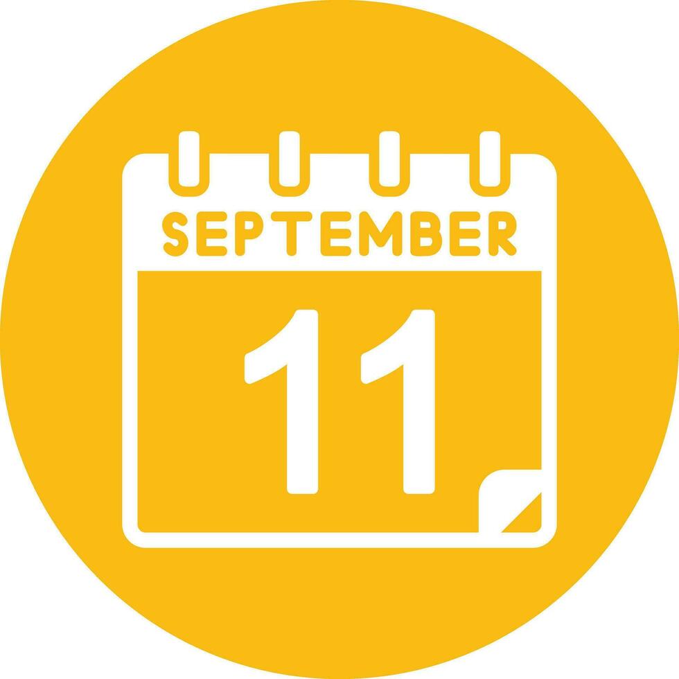 11 September Vector Icon