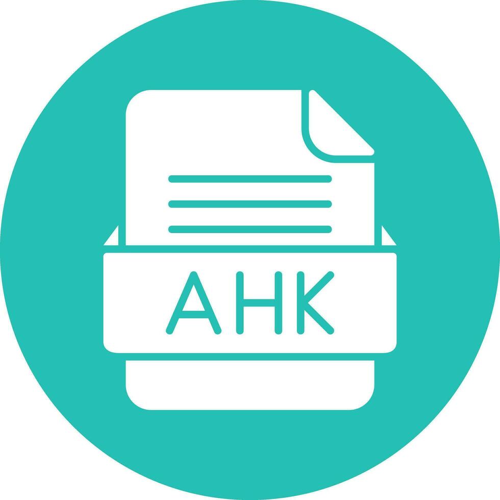 AHK File Format Vector Icon