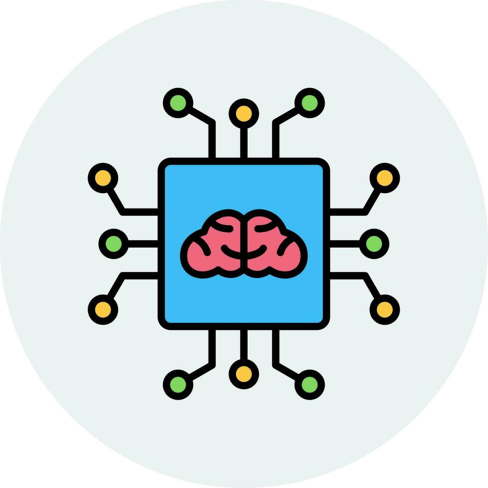 Artificial Intelligence Vector Icon