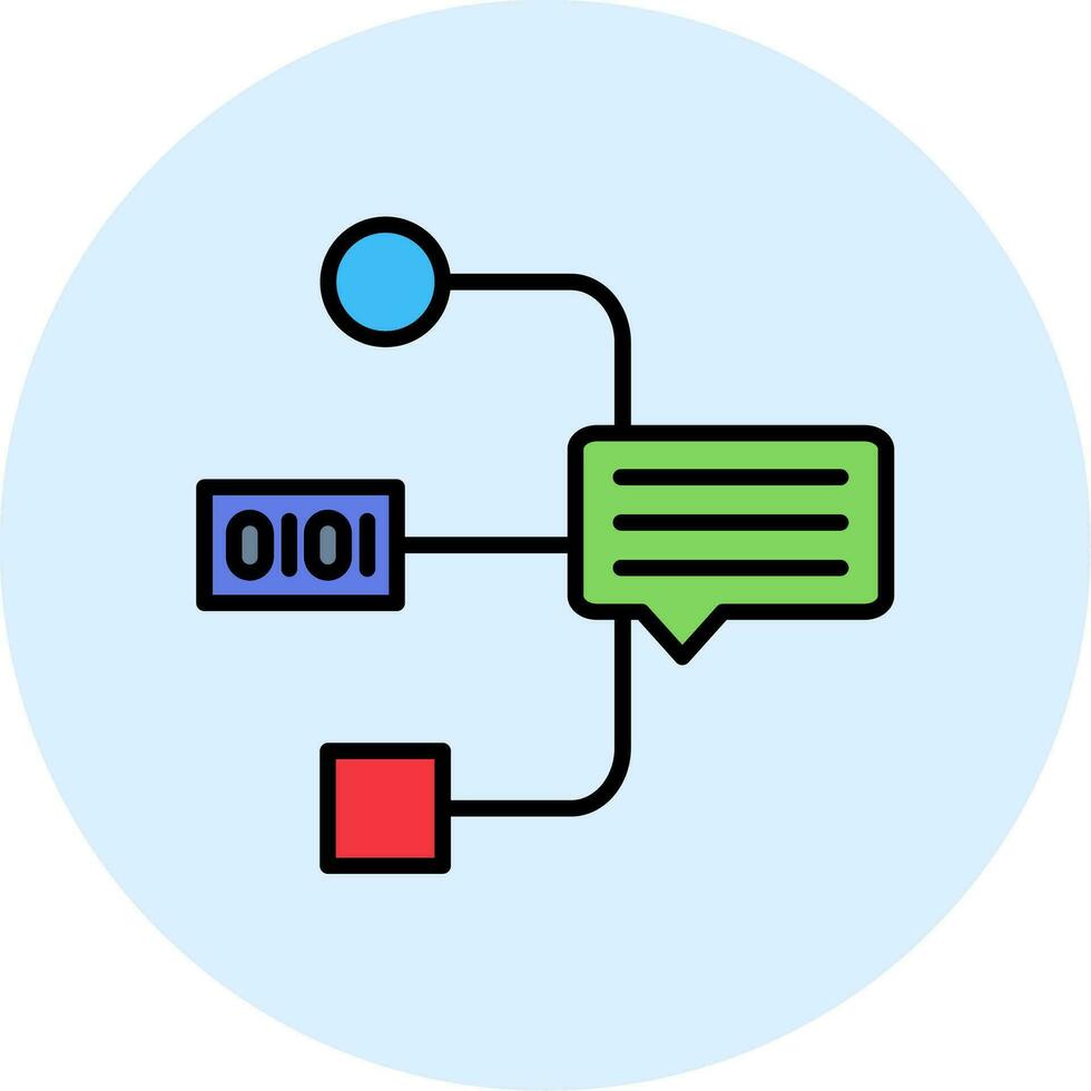Natural Language Processing Vector Icon