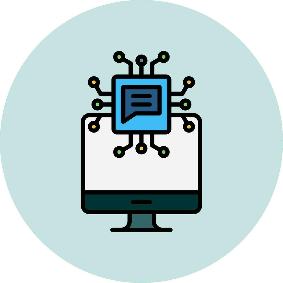 Artificial Intelligence Vector Icon