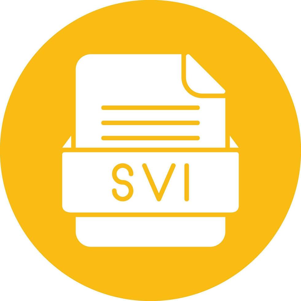 SVI File Format Vector Icon