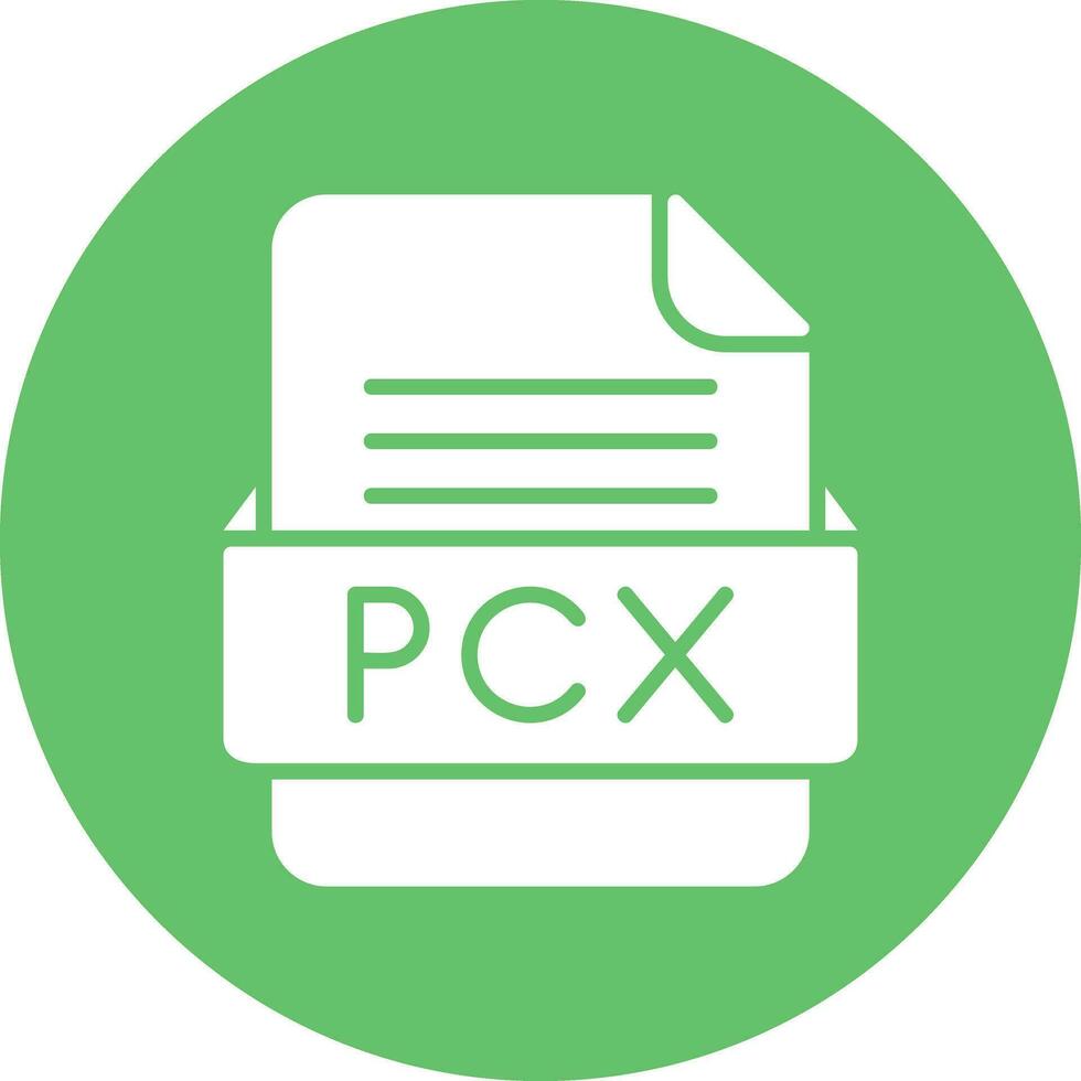 PCX File Format Vector Icon