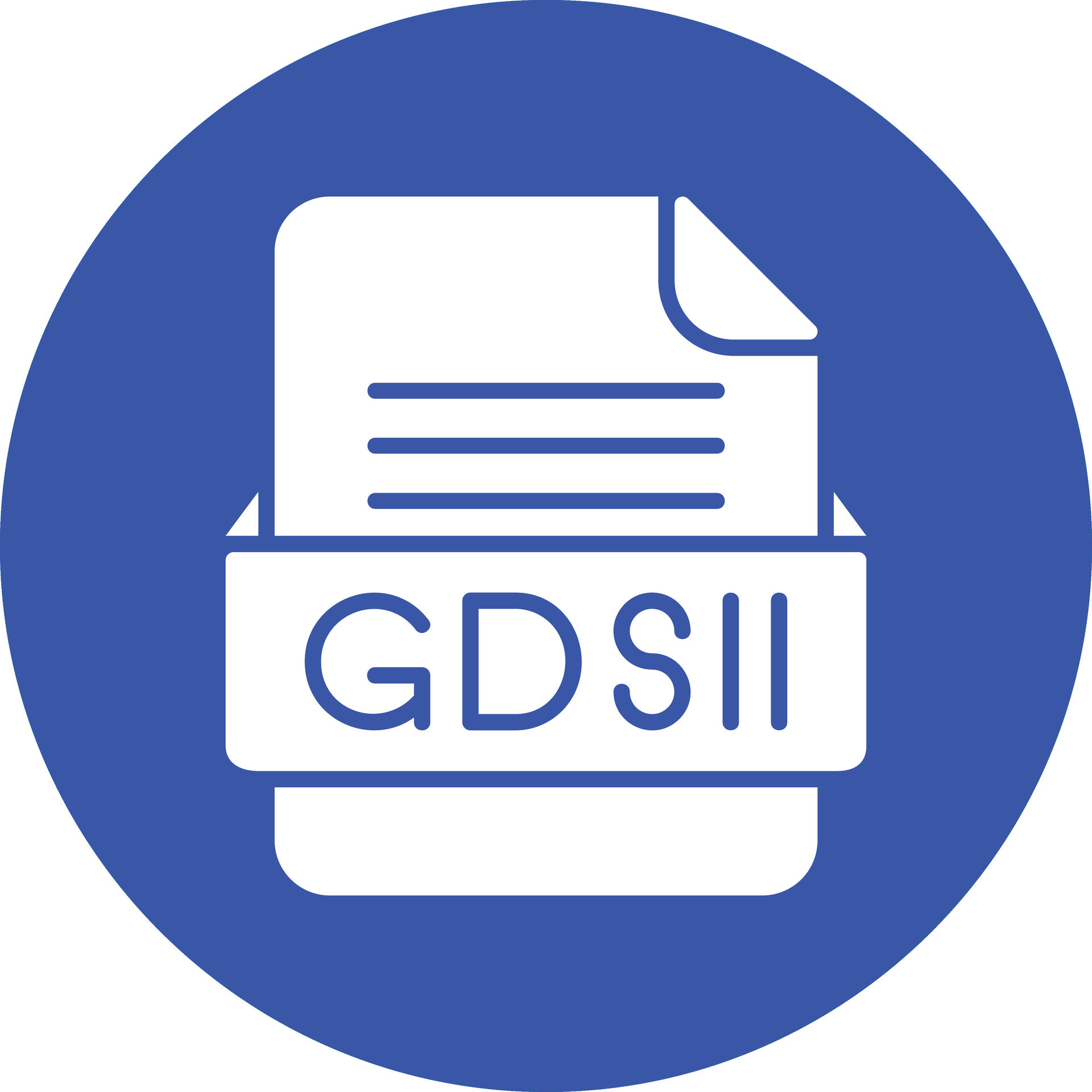 Gdsii file format vector icon 32529484 vector art at vecteezy