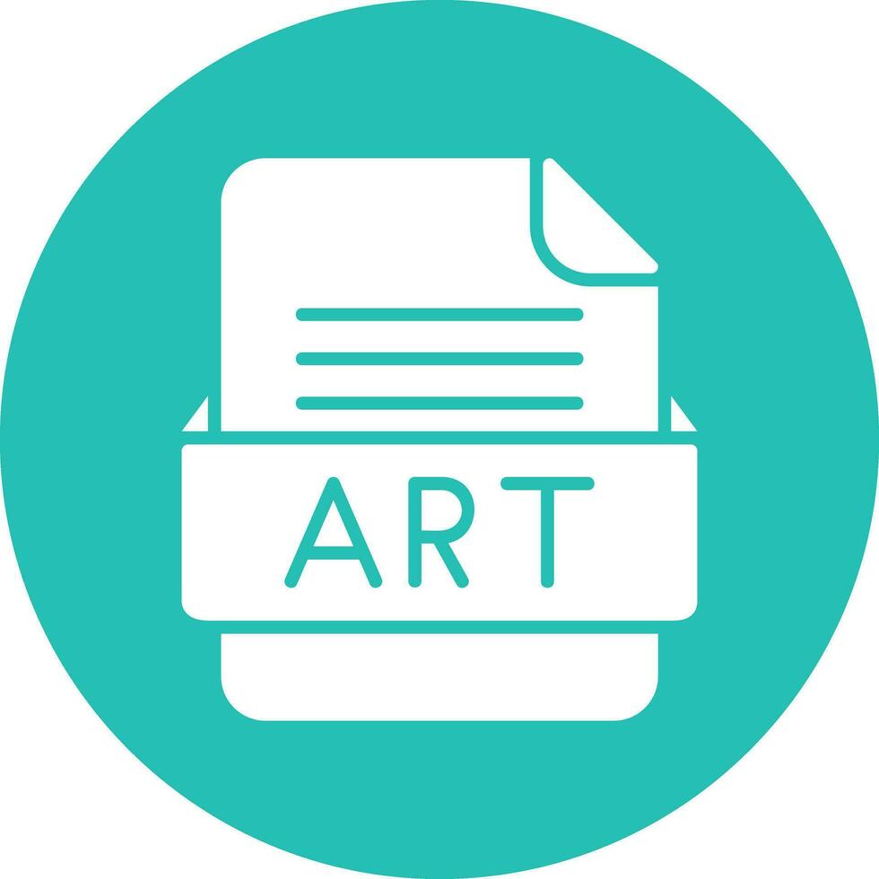 ART File Format Vector Icon