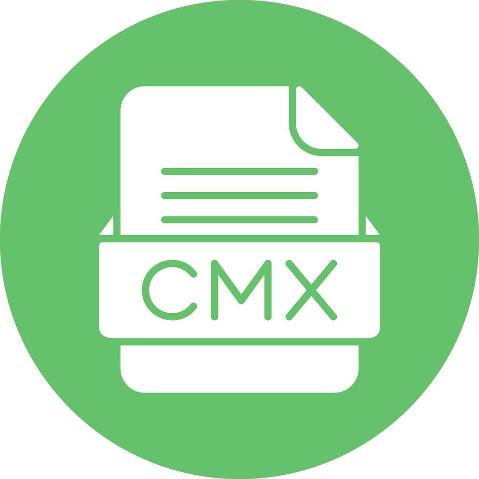CMX File Format Vector Icon
