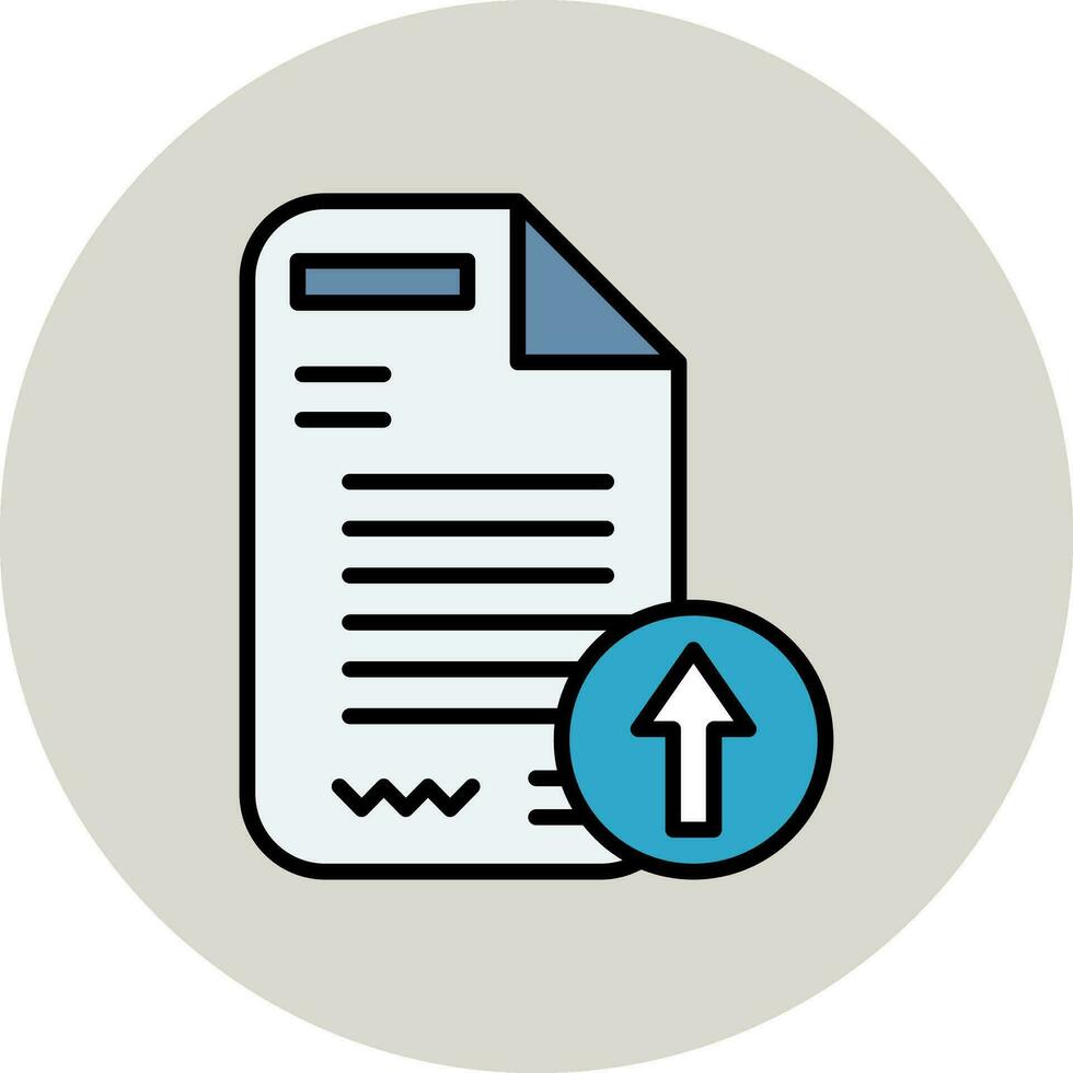Upload File Vector Icon