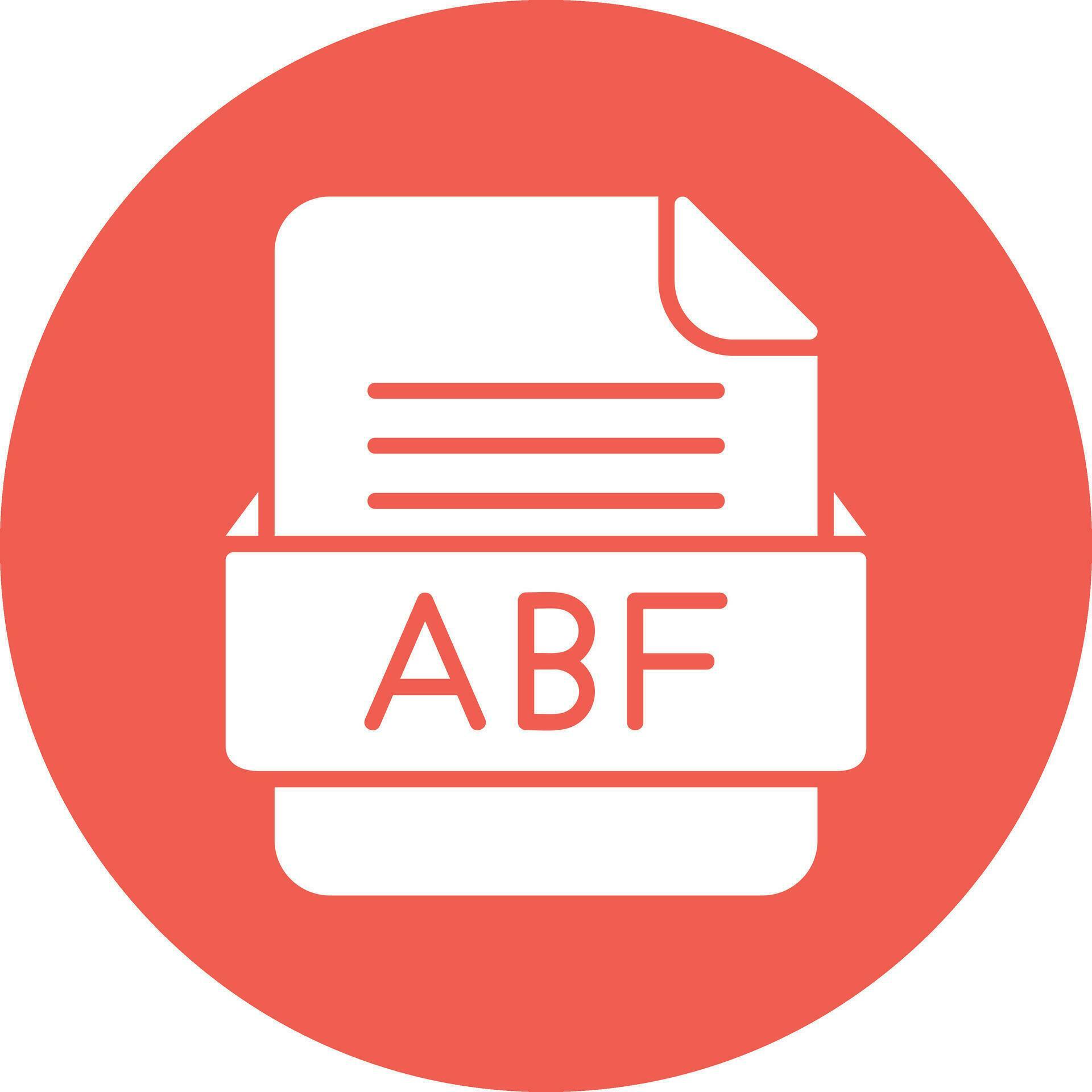 ABF File Format Vector Icon 32529535 Vector Art at Vecteezy