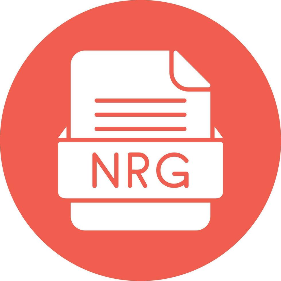 NRG File Format Vector Icon