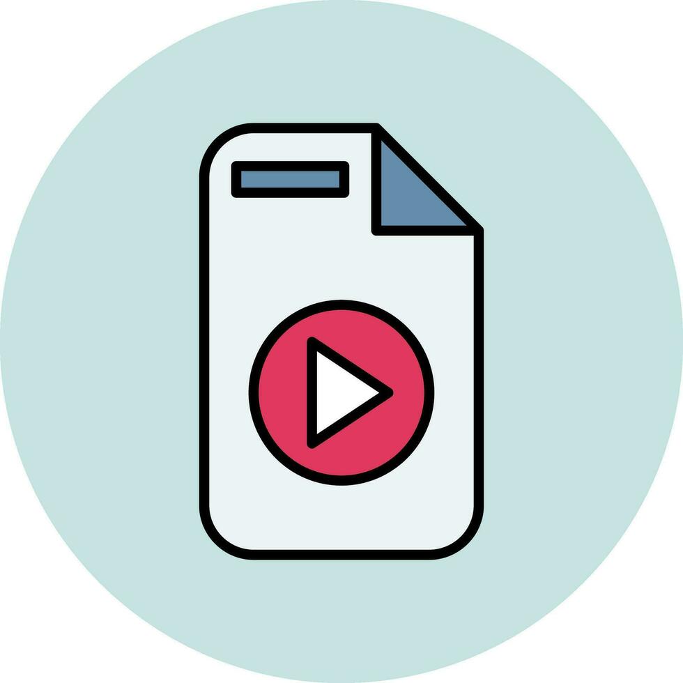 Video File Vector Icon